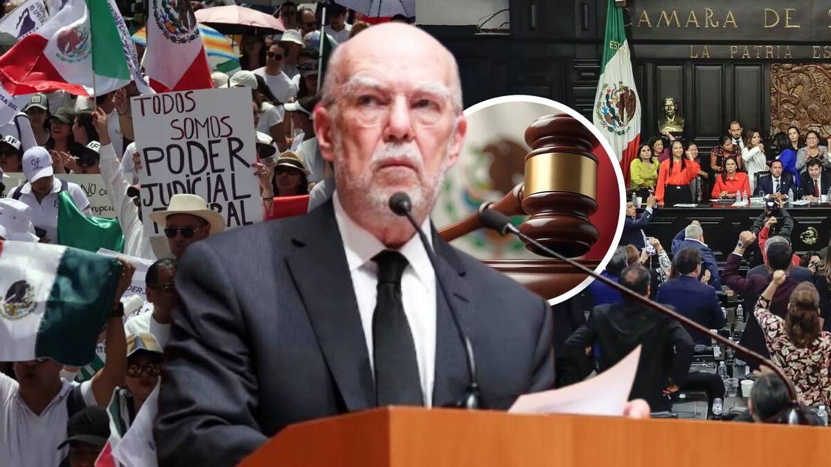 Ministro González Alcántara propone invalidar la elección popular de jueces y magistrados en la reforma judicial. FOTO: Especial
