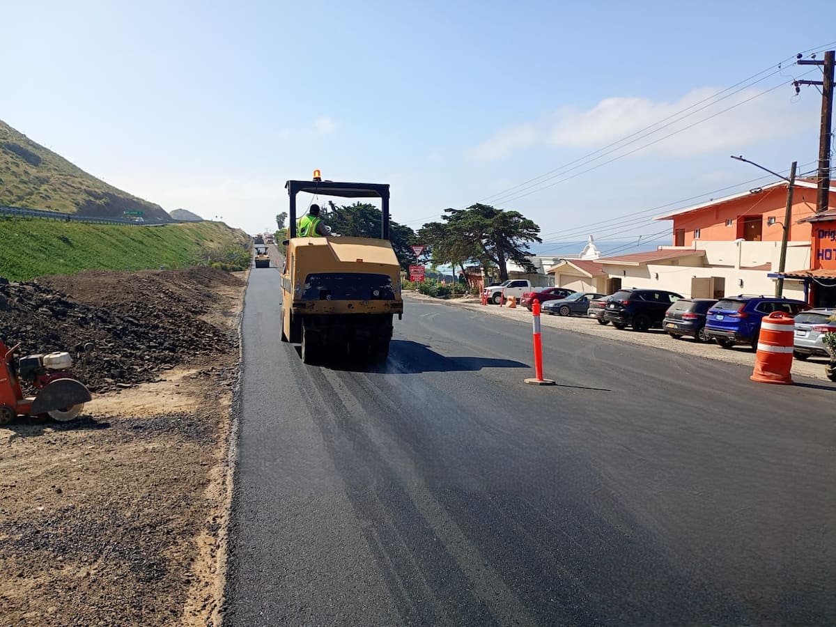 El objetivo de estas obras es mejorar las condiciones de la superficie de rodamiento. Foto: Cortesía