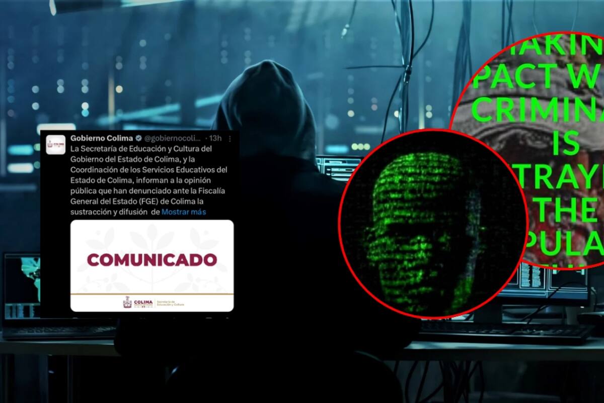 “Pactar con el crimen organizado es traicionar al pueblo” hackers atacan el portal de la Secretaría de Educación de Colima