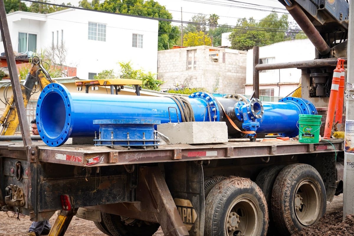 Para ejecutar el reemplazo de la pieza fue necesaria la suspensión temporal en el suministro de agua.