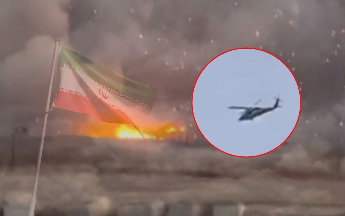 Rescatan con vida a piloto estadounidense en Irán tras eyectarse de avión militar mientras continúa búsqueda de tripulación en terreno montañoso, en el primer incidente de este tipo desde el inicio de la guerra el 28 de febrero. | Crédito: REUTERS/Imagen captada de un video en X