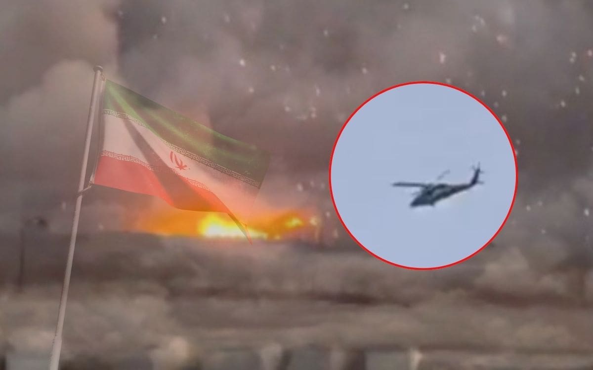 Rescatan con vida a piloto estadounidense en Irán tras eyectarse de avión militar mientras continúa búsqueda de tripulación en terreno montañoso, en el primer incidente de este tipo desde el inicio de la guerra el 28 de febrero. | Crédito: REUTERS/Imagen captada de un video en X