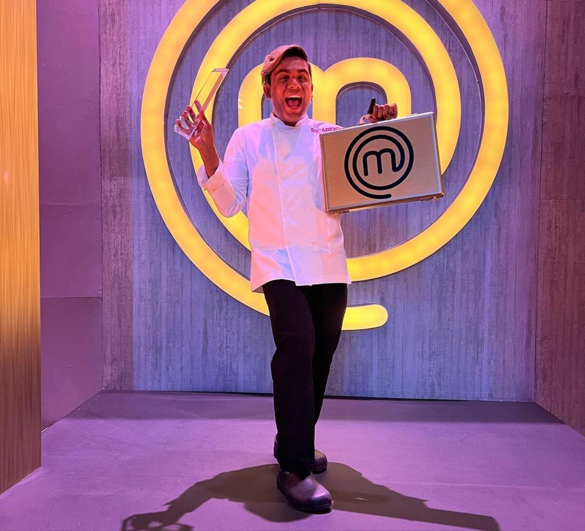 Ricardo Peralta ganó el título de 'Master Chef Celebrity' en 2022