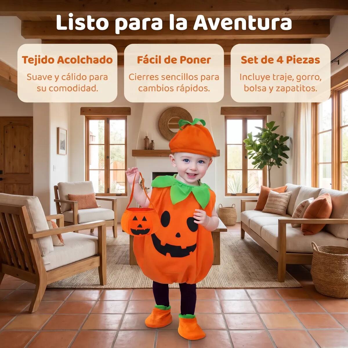 Disfraz de calabaza para niños y bebés | Mercado Libre