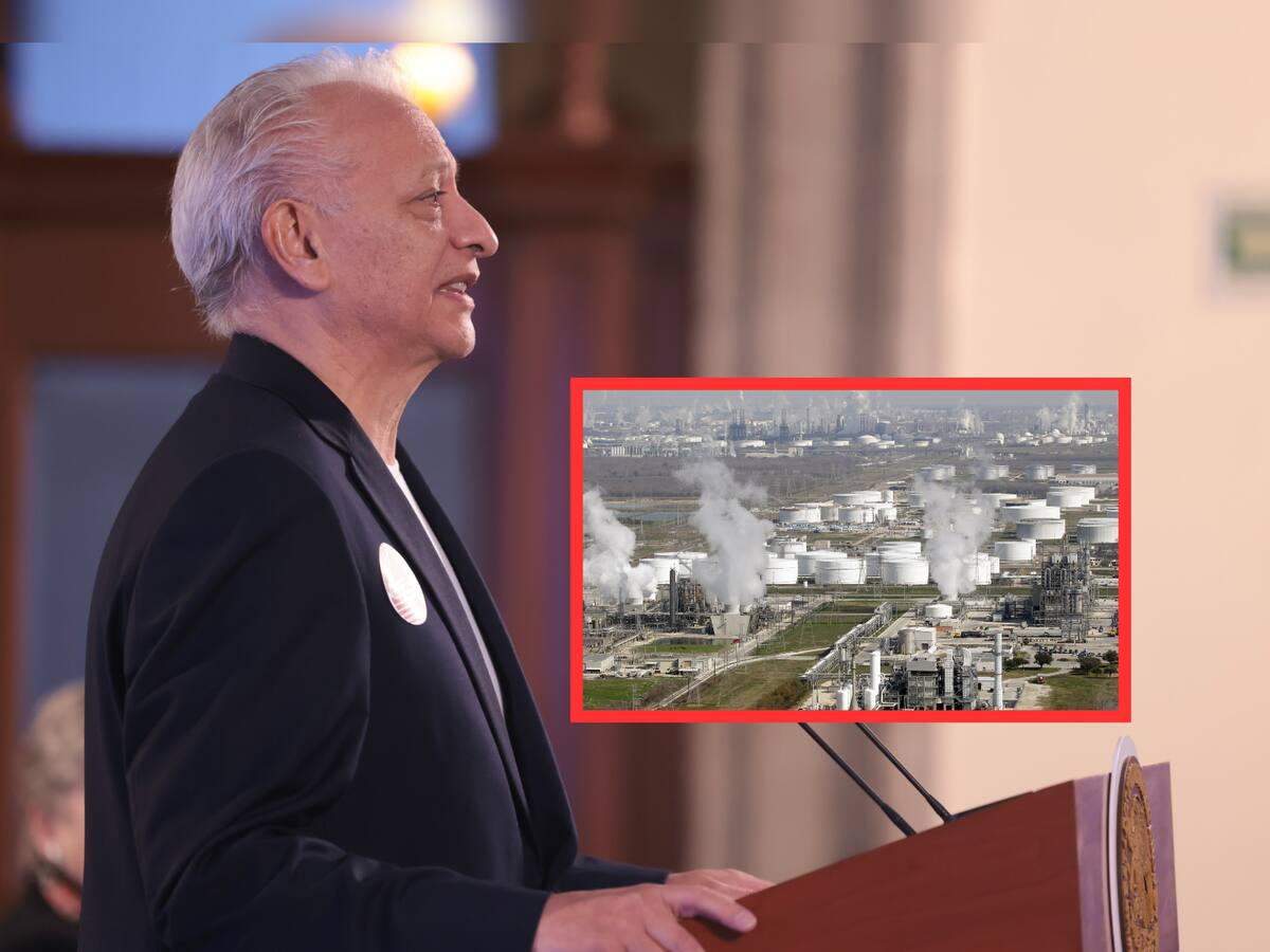 Victor Rodríguez (Director de Pemex) informa sobre fuga de gas y las víctimas. | Crédito: Presidencia/Banco digital GH