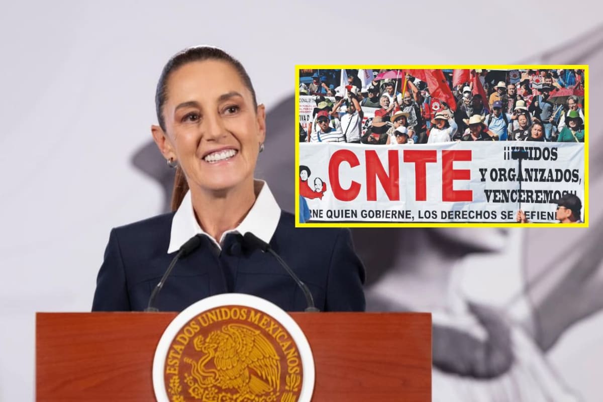 Claudia Sheinbaum pide manifestación pacífica a la CNTE ante paro y plantón de 72 horas en el Zócalo de la CDMX