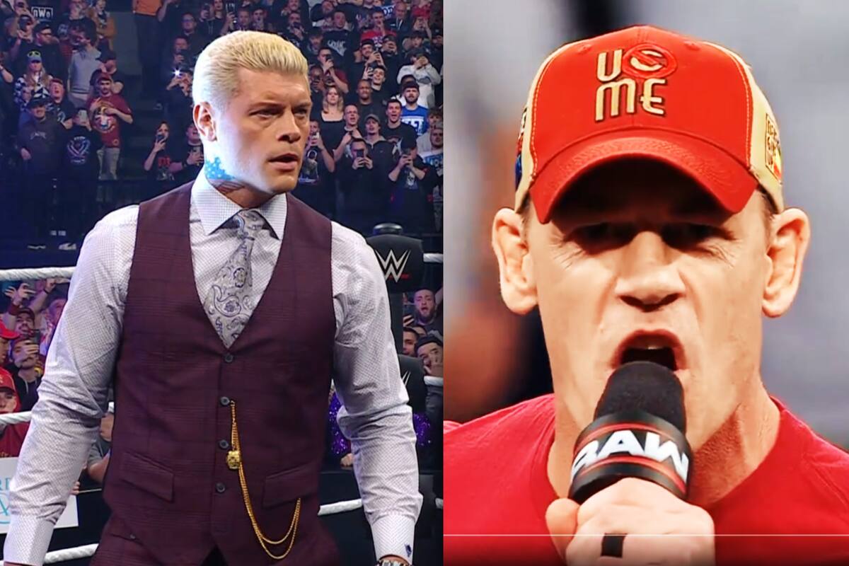 Así fue el careo entre John Cena y Cody Rhodes en RAW
