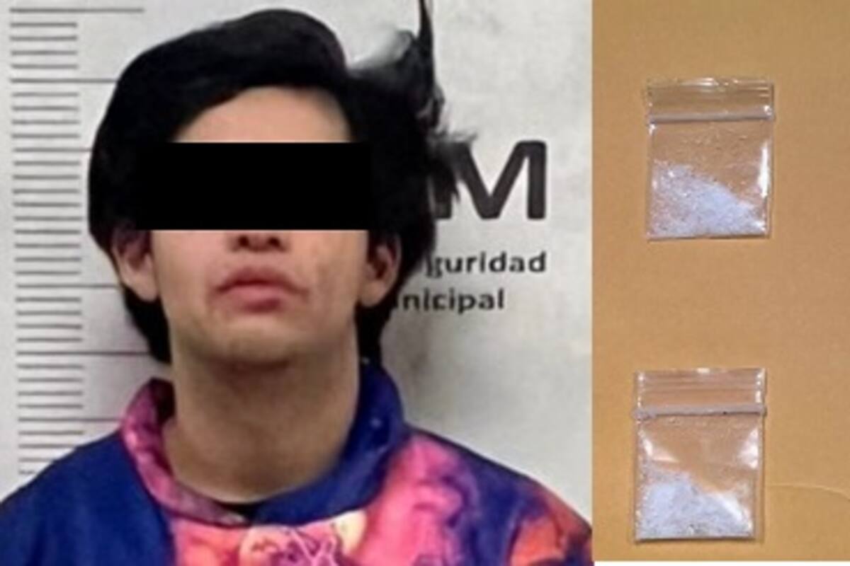 Joven es detenido con droga tras denuncia
