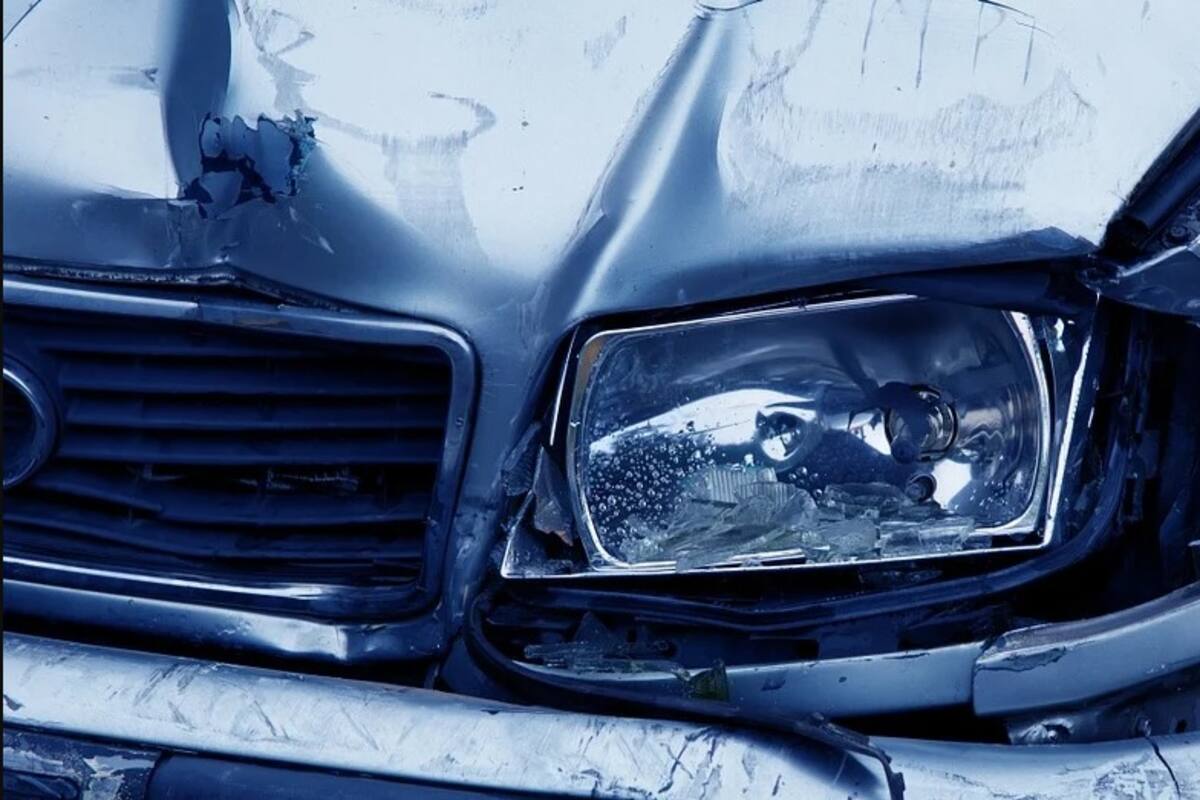Conductor choca con vaca y resulta lesionado