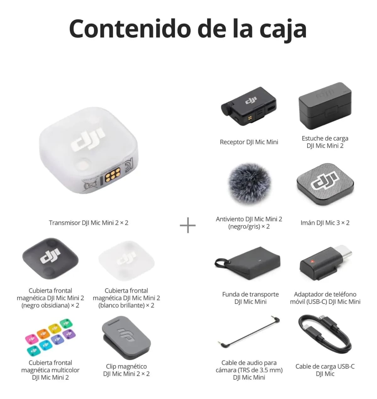 Micrófonos inalámbricos DJI Mic Mini 2 | Mercado Libre