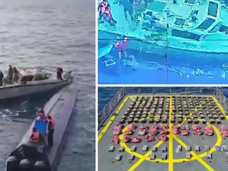 Interceptan semisumergible con 4 toneladas de cocaína frente a Manzanillo: Omar García Harfuch informa decomiso de 179 bultos, detención de 3 personas y operativo de la Secretaría de Marina con apoyo de Comando Norte y JIATF South