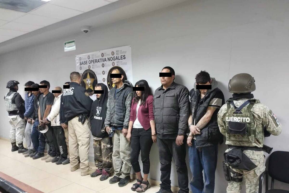 Capturan a 10 personas por narcomenudeo en Nogales