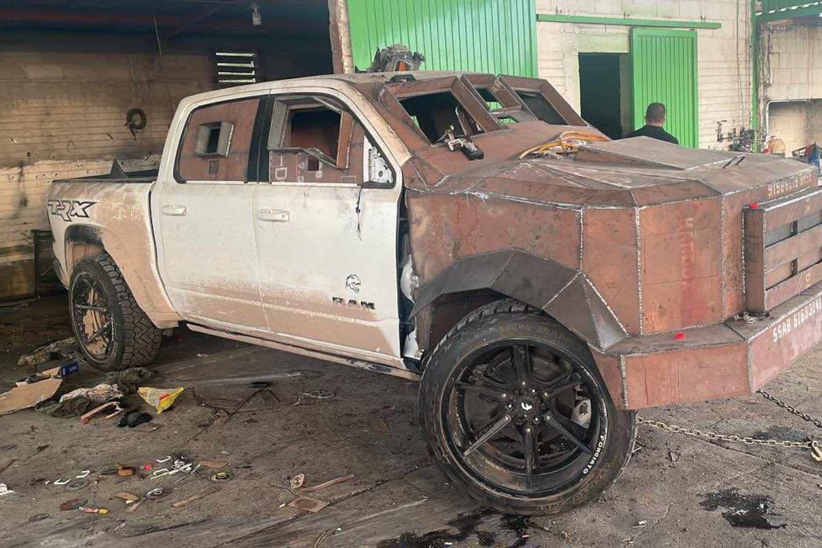 Asegurados cuatro vehículos con blindaje artesanal en Pitiquito