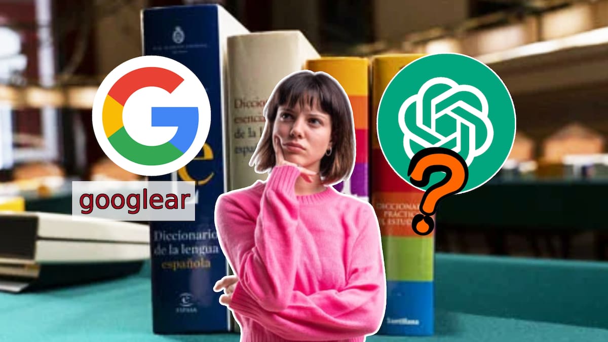 Este es el verbo específico para describir la acción de buscar o consultar algo en ChatGPT, según la RAE