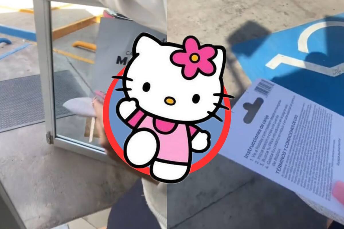Gasta más de 2,000 pesos en una tarjeta para comprarse una Hello Kitty en Roblox