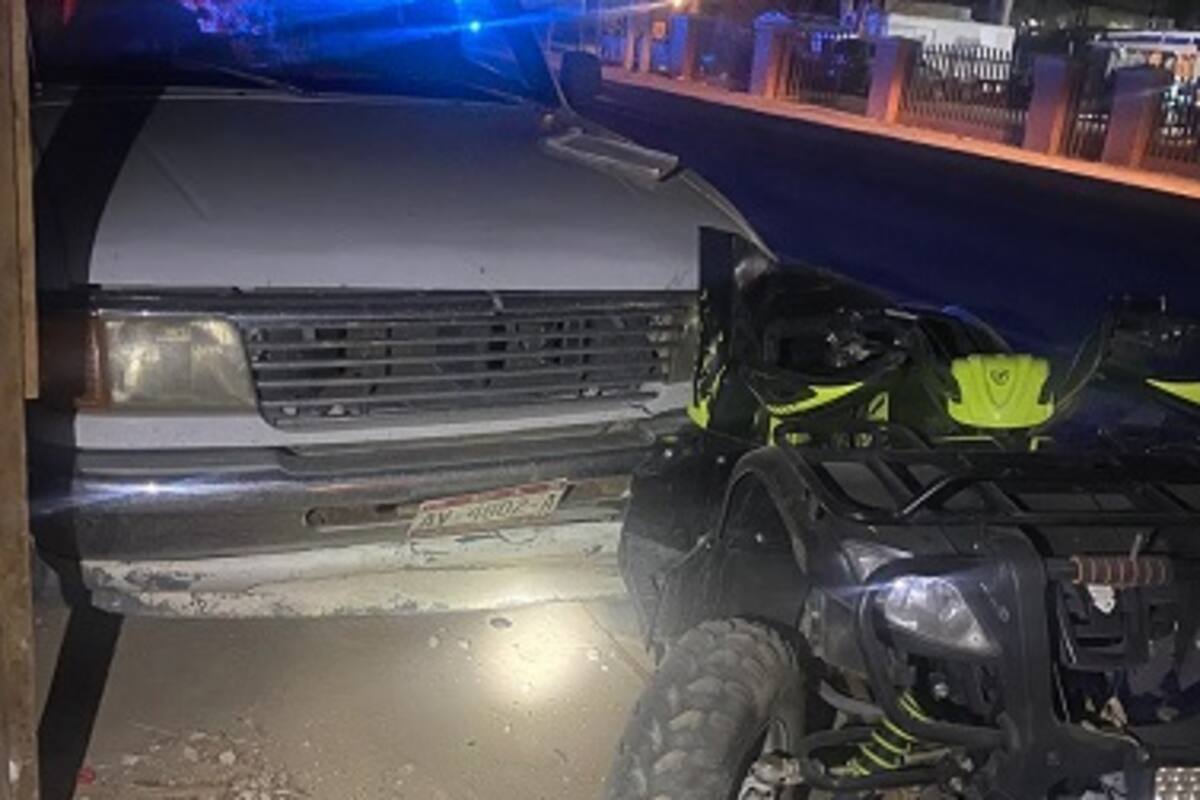 Adulto mayor choca contra cuatrimoto en carretera a Islas Agrarias