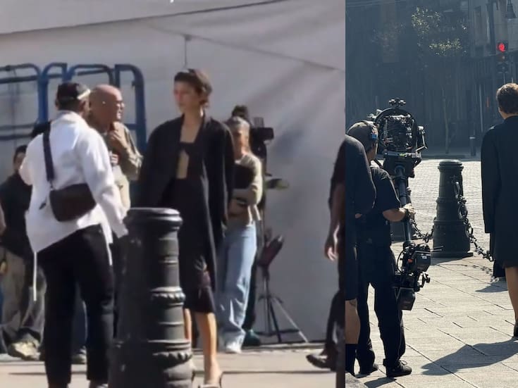 ¿Promoción o rodaje? Zendaya sorprende al ser captada en el Centro Histórico de la CDMX