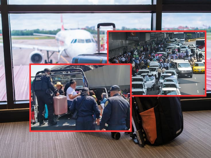 Bloqueo de taxistas en el AICM afecta acceso a Terminales 1 y 2; AQUÍ las rutas alternas