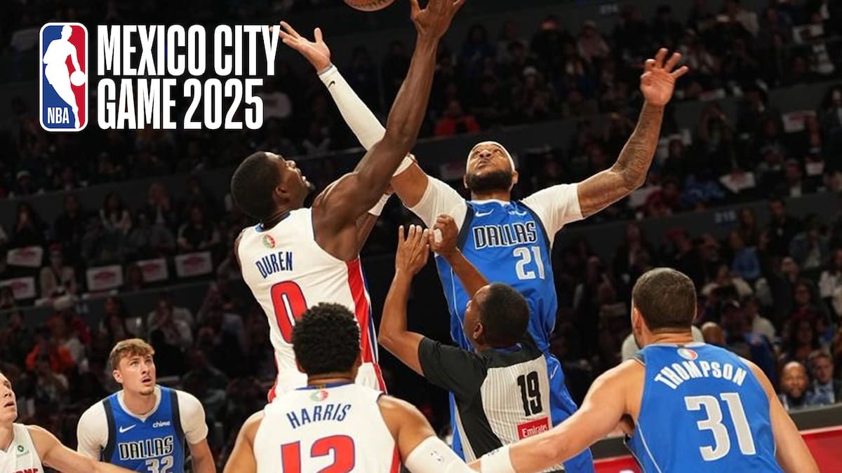 Mavericks vs Pistons: Resumen, jugadas y mejores momentos del NBA Mexico City Game 2025