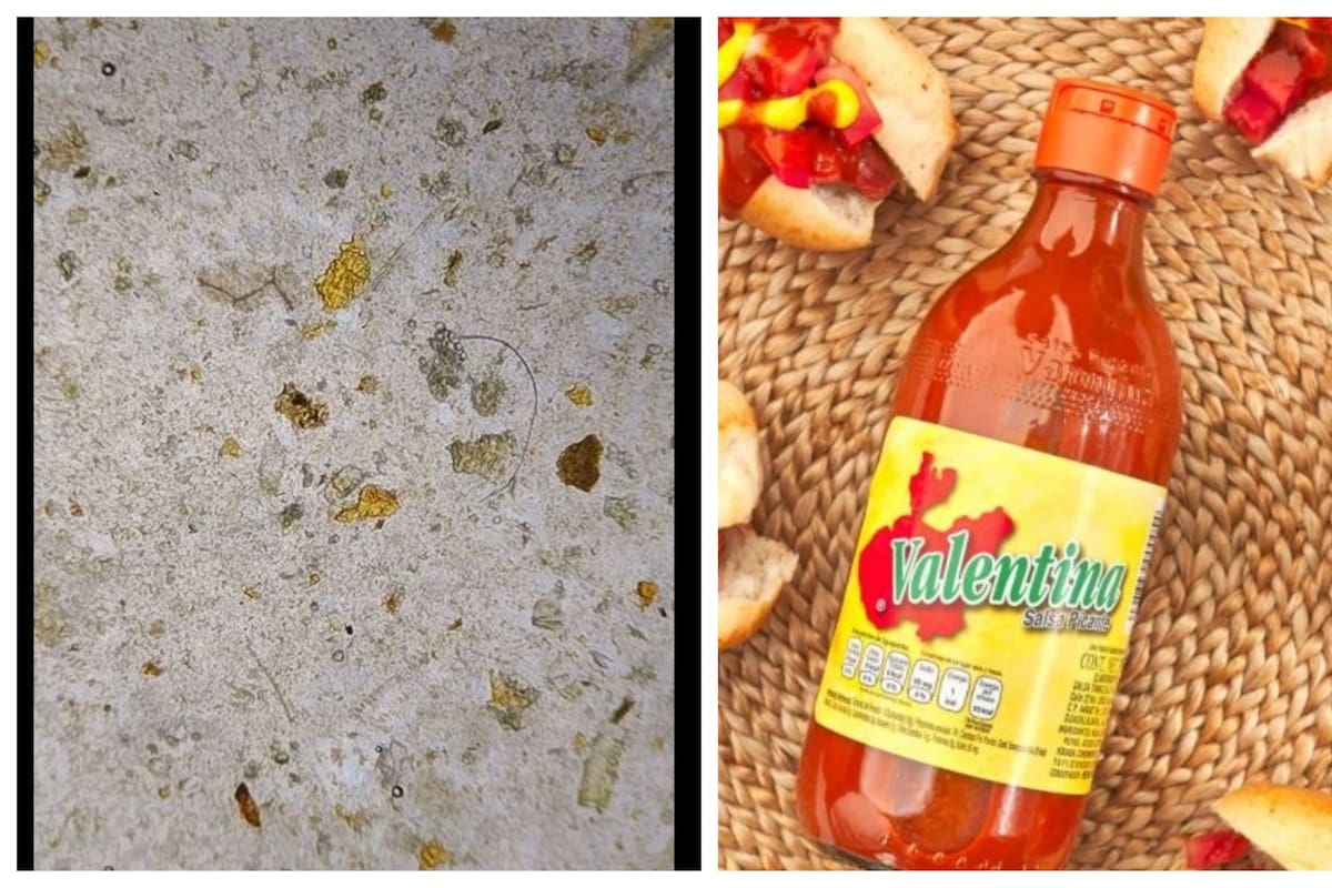 TikTok: Esto descubrieron al colocar salsa Valentina en el microscopio
