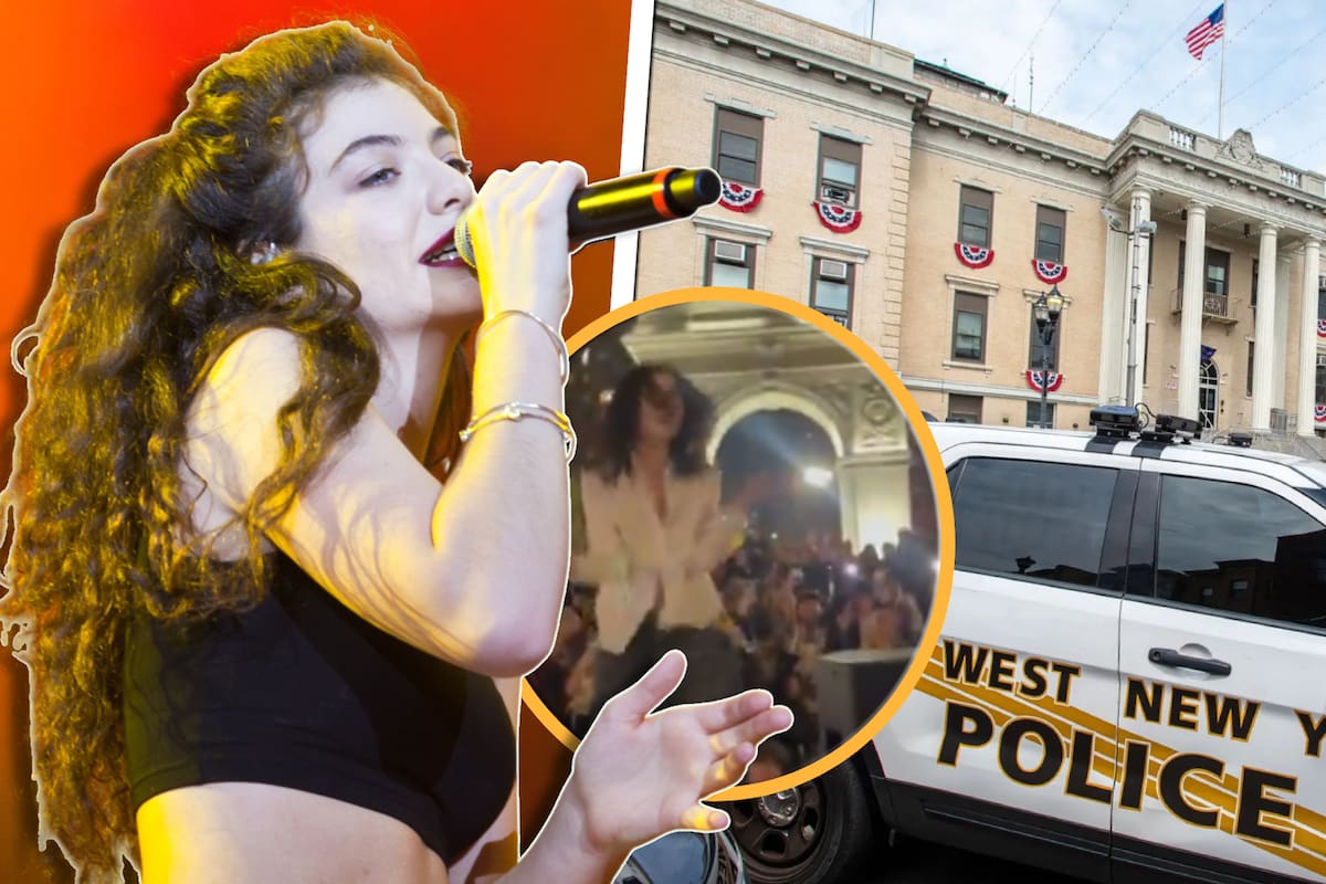 Lorde se enfrenta a la policía tras un intento de cancelar su show sorpresa a la mitad de la calle