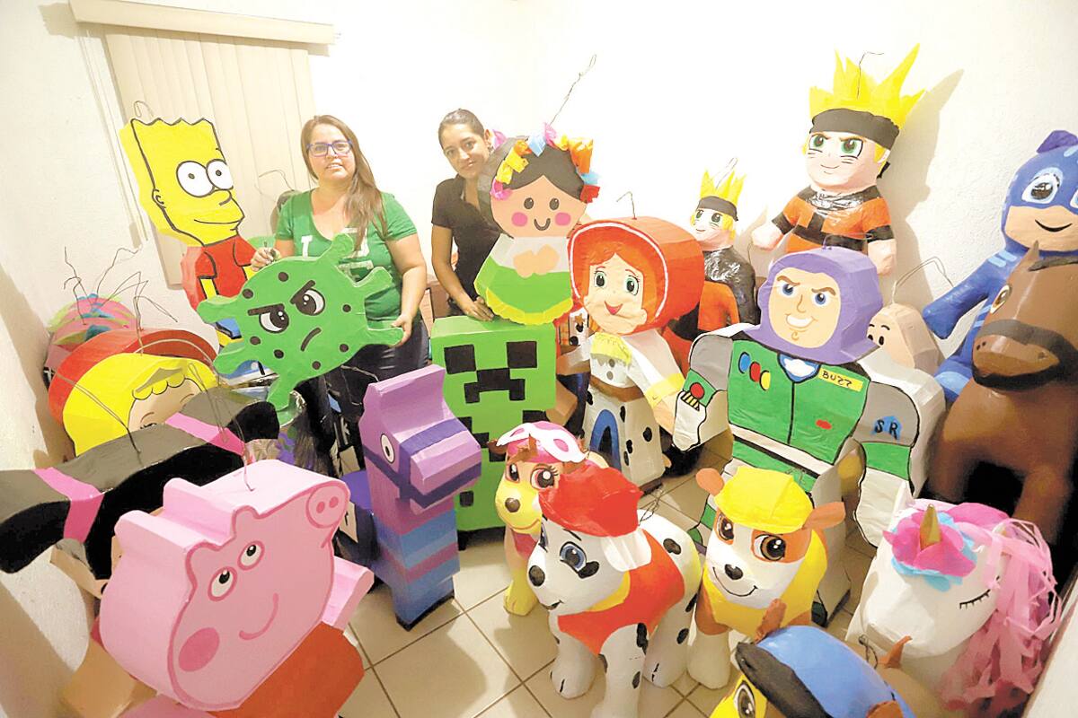 Crean piñatas con diseños únicos, ¡No sabrás cuál elegir!