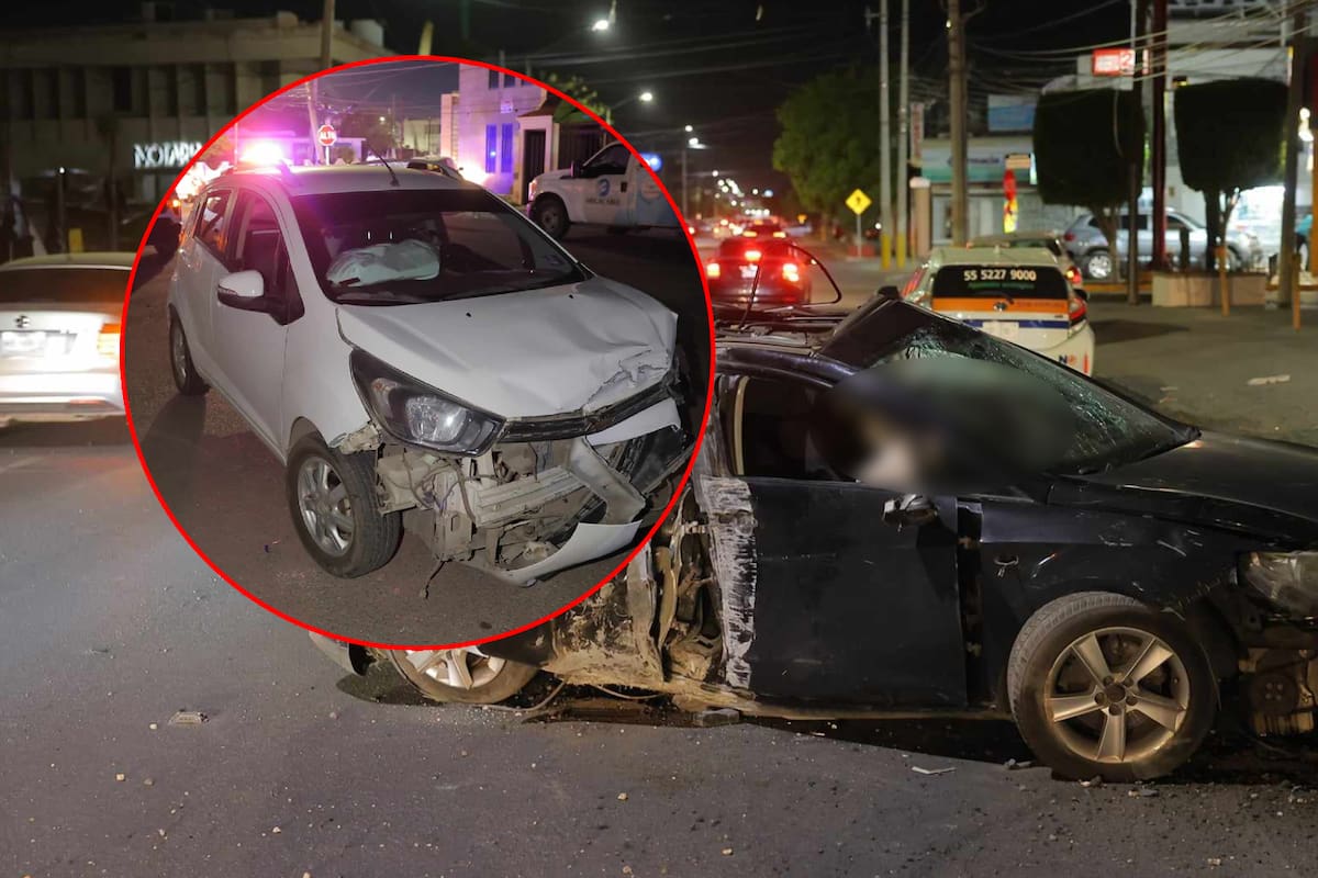 Muere una persona tras fatal choque entre autos en Los Arcos, Hermosillo