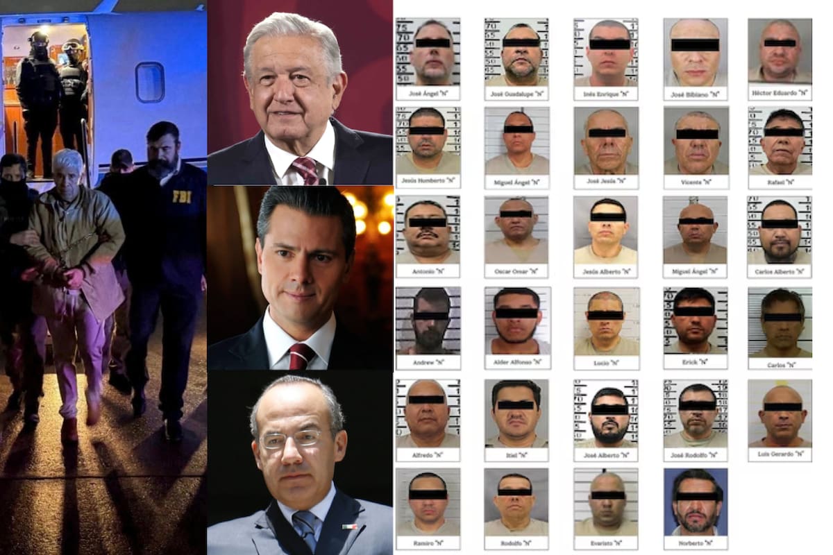 ¿Qué presidente de México “capturó” a cada uno de los 29 narcos enviados a EU?