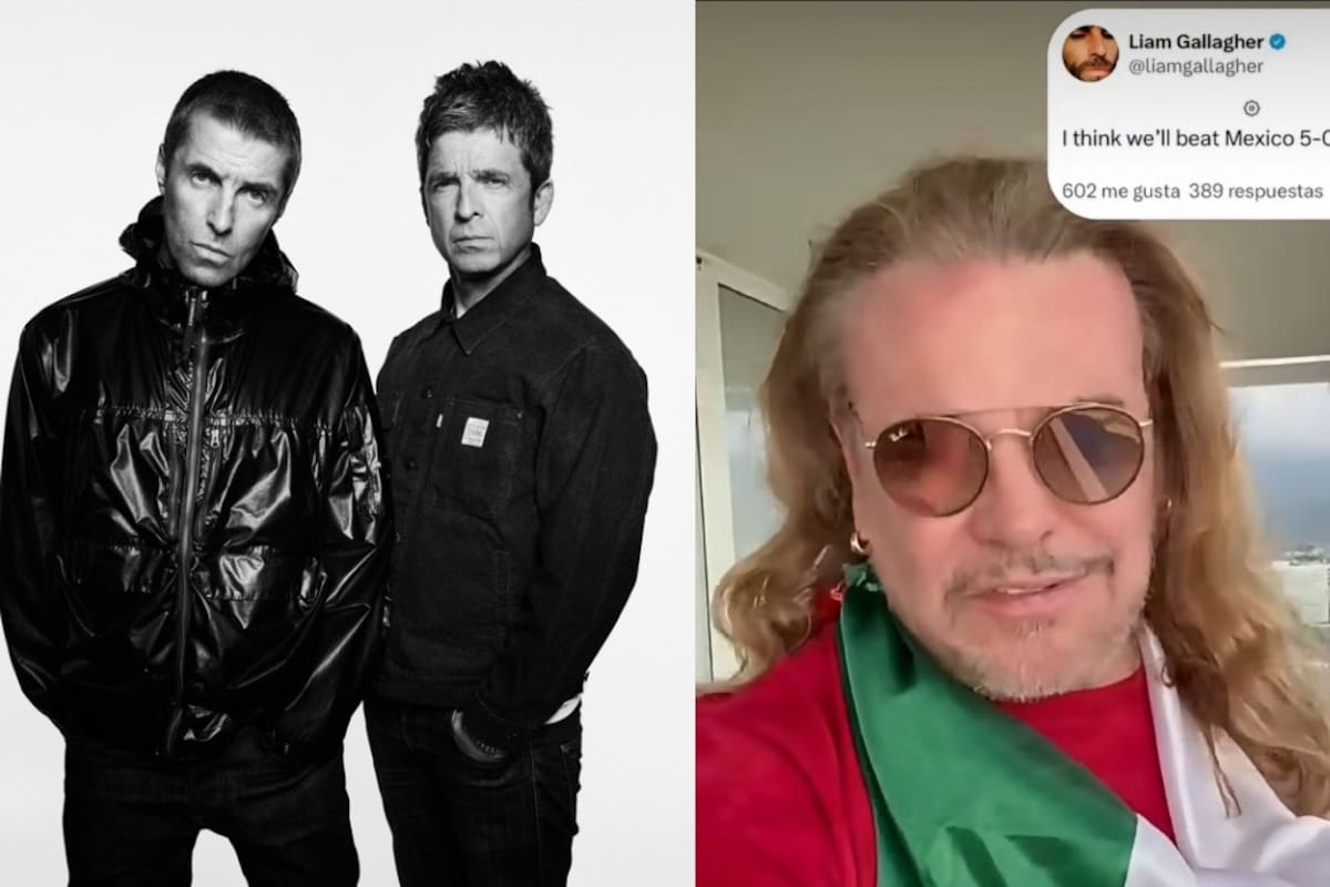 Liam Gallagher pronostica goleada de Inglaterra sobre México y Fher de Maná le responde: “Ubícate, güey”