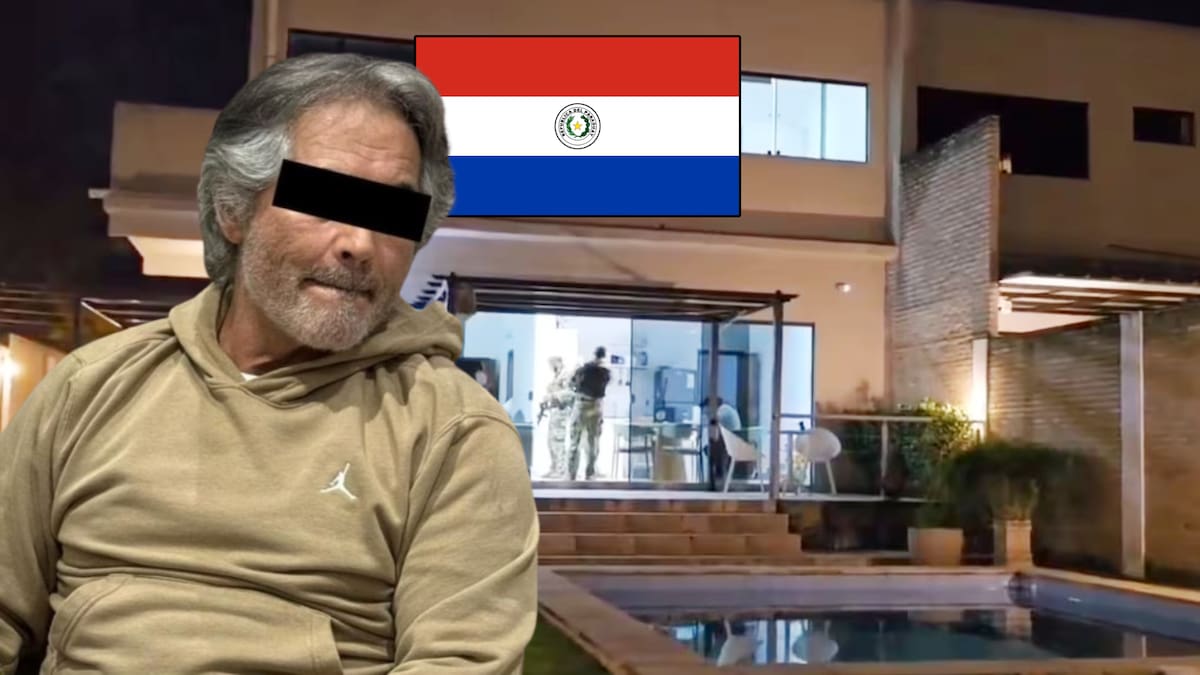 Hernán Bermúdez, ex titular de Seguridad de Adán Augusto, se escondía en Paraguay mientras era buscado en México con una orden de aprehensión en su contra. | Foto: @senad_paraguay