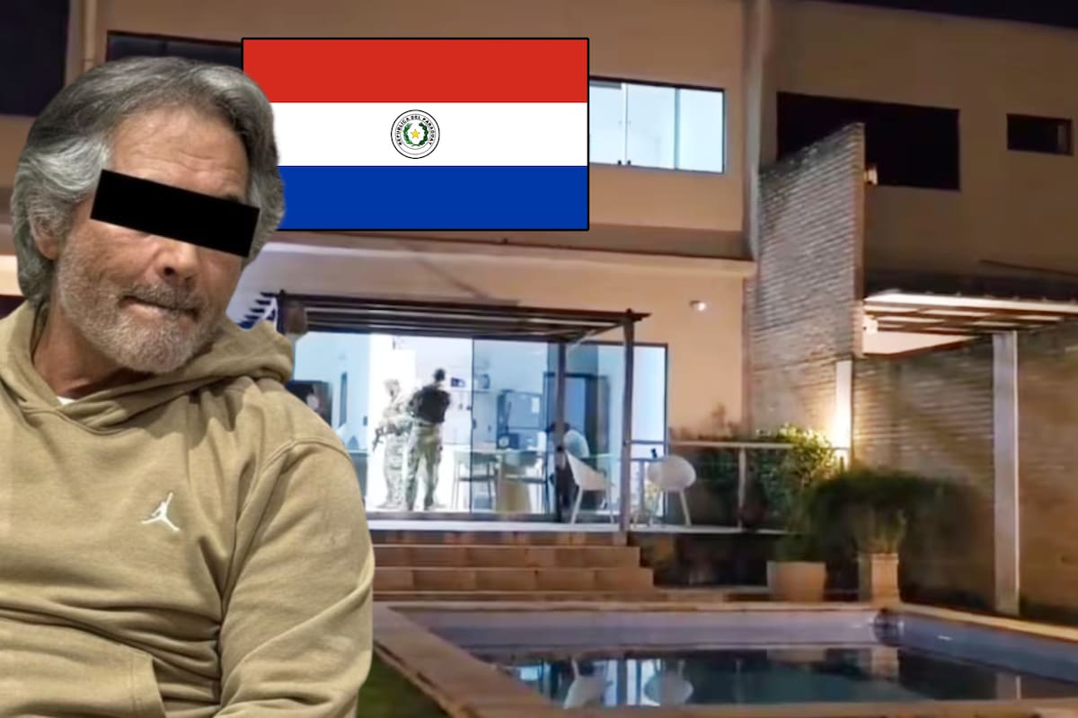 Exhiben “escondite” con alberca donde Hernán Bermúdez se ocultaba en Paraguay antes de ser detenido