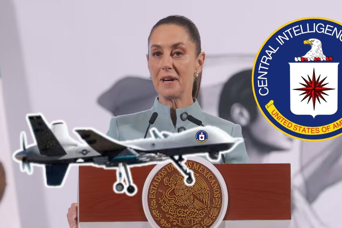 ¿Drones de la CIA con aval de Presidencia? Esto respondió Sheinbaum