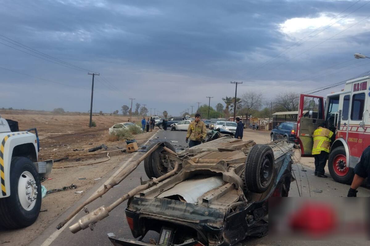 Muere adolescente en accidente en el Valle de Mexicali