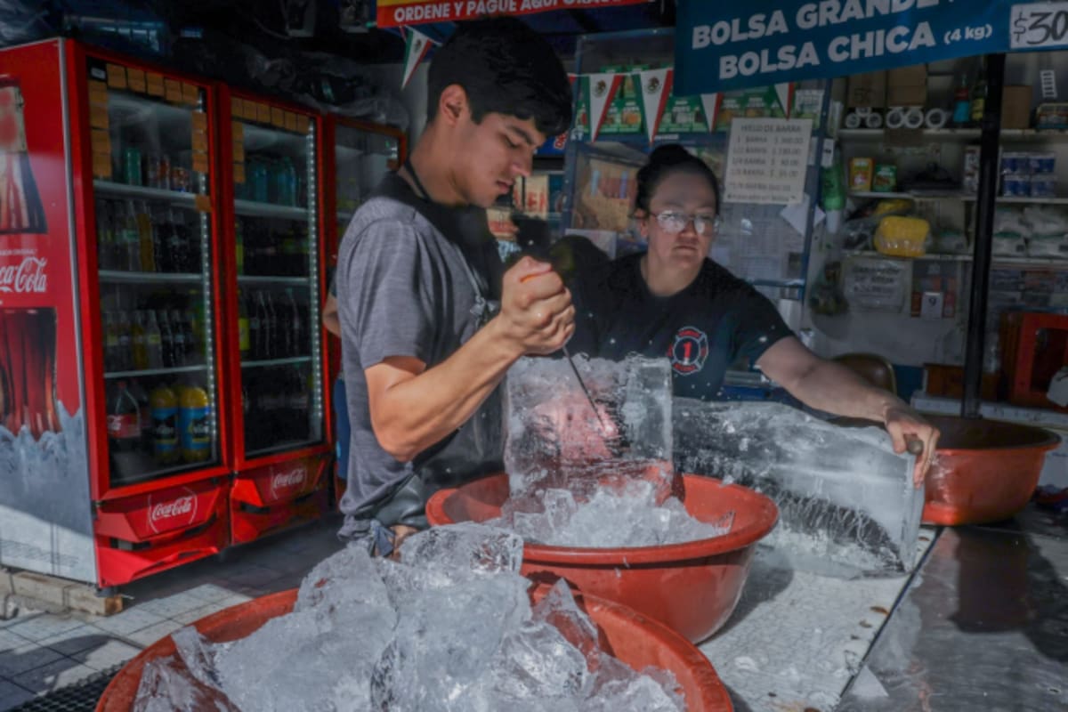 Hace 25 años abrió un local para vender hielo en la ciudad más caliente de México; hoy es parte de la historia de los veranos en Mexicali