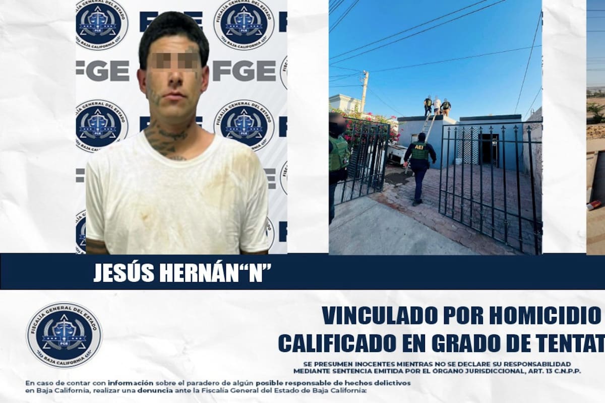 Lo acuchilla y huye, pero lo encuentran en el techo de una casa