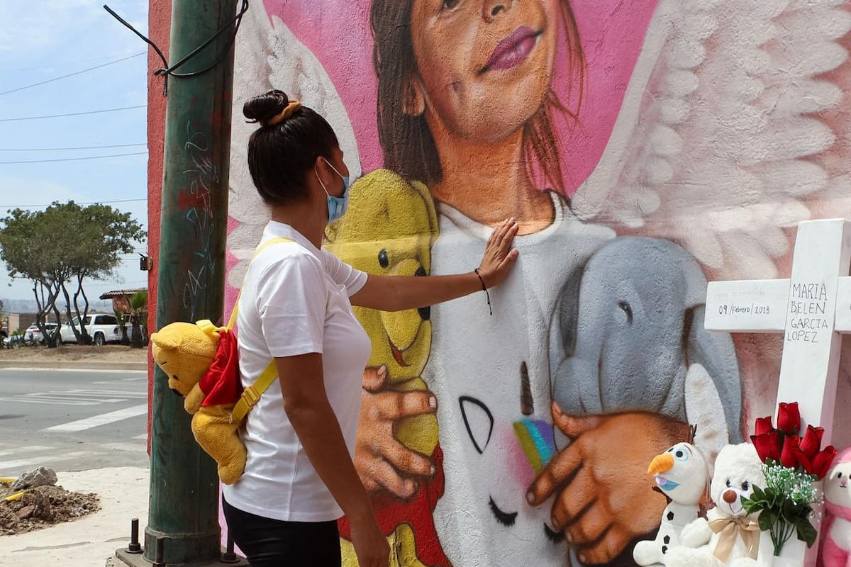 Rinden homenaje a María Belén con mural en el sitio donde perdió la vida en Tijuana