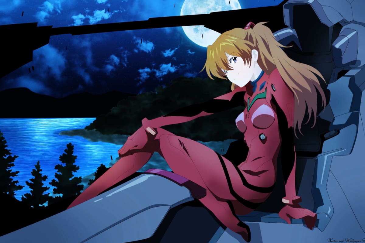 Asuka de Evangelion cobra vida como una joven muy bella gracias a la IA