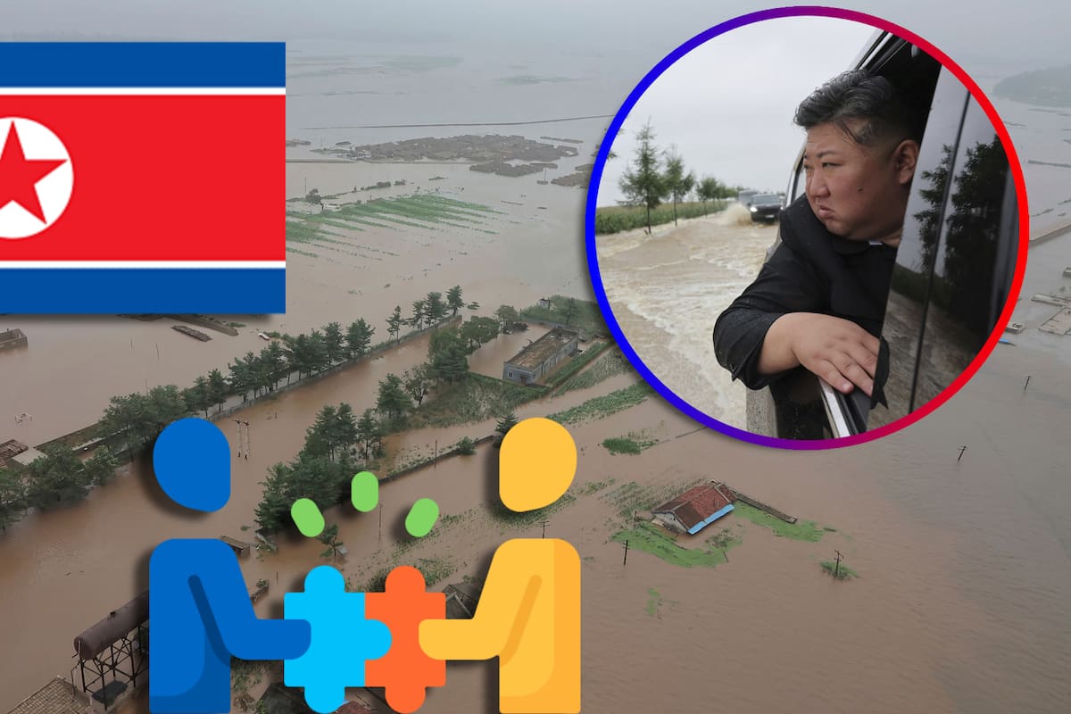 Kim Jong-un rechaza ayuda internacional para afectados por inundaciones en Corea del Norte