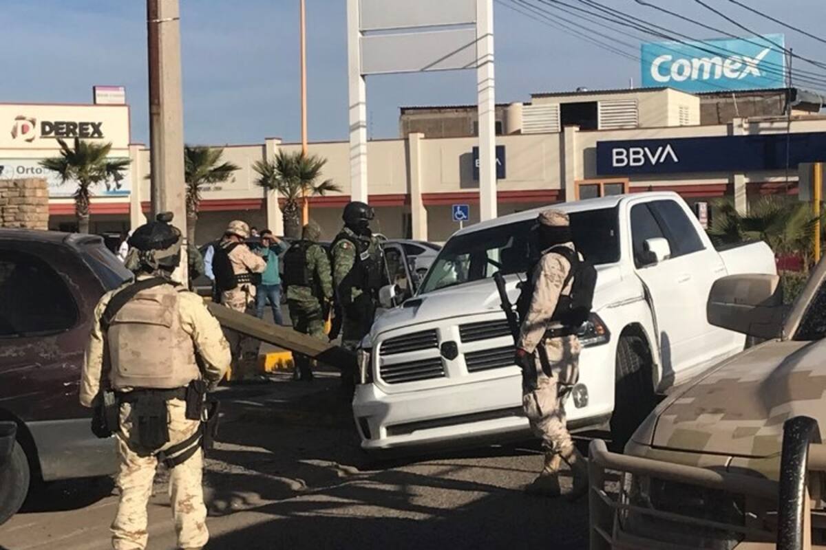 En impactante persecución aseguran fuerte armamento en Nogales