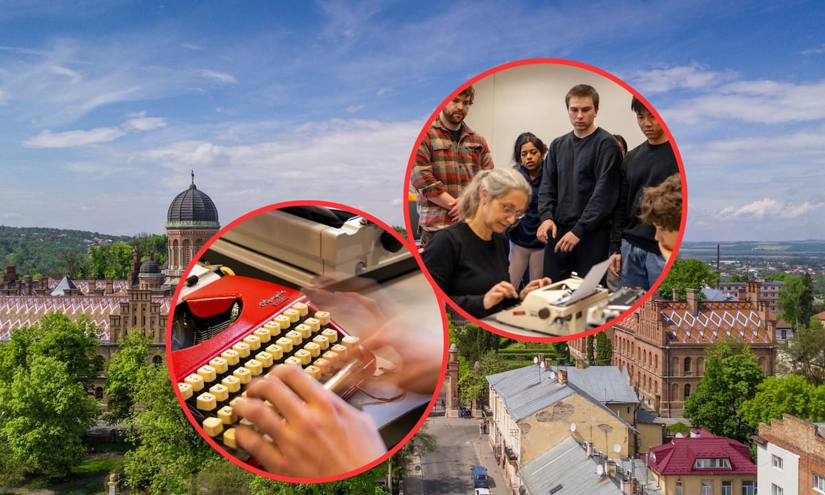 La profesora Grit Matthias Phelps de la Universidad de Cornell elimina la IA de sus clases mediante el uso de máquinas de escribir manuales para obligar a los alumnos a redactar sin asistencia digital | Instagram @laurenpetracca, Freepik