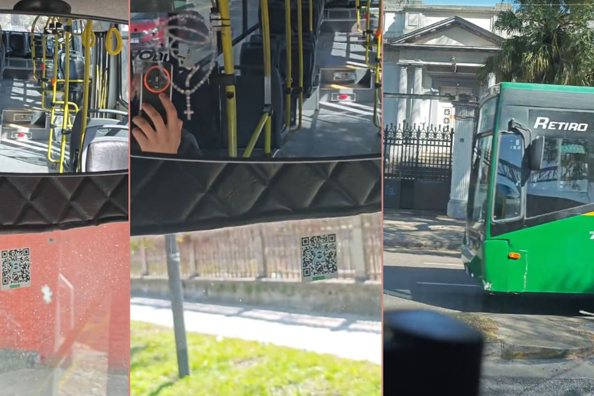Captan video de un autobús vacío cuyo timbre suena al pasar frente a un cementerio