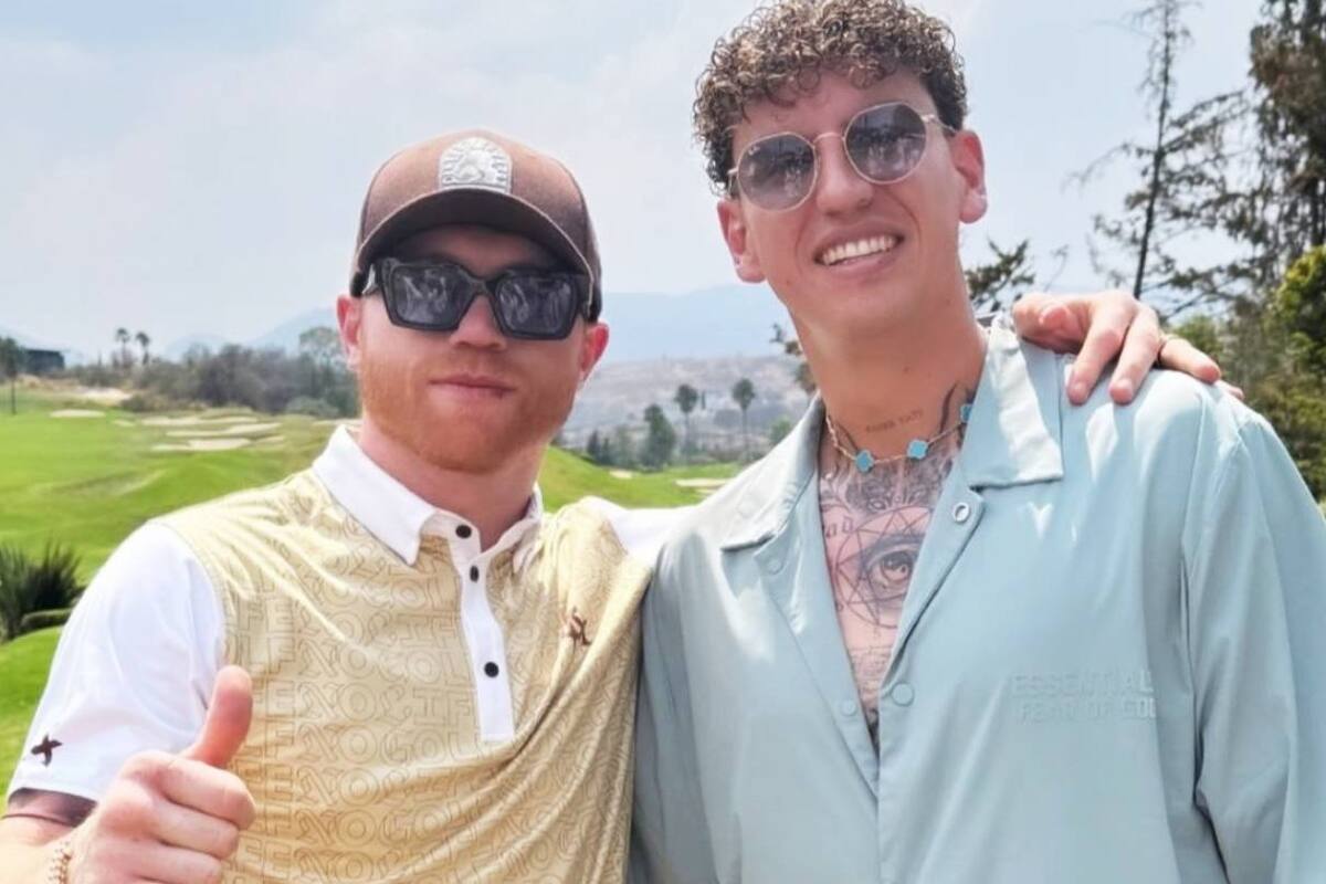 ¡Una más! Lichnovsky asistió al torneo de golf del ‘Canelo’ a horas del América vs Chivas