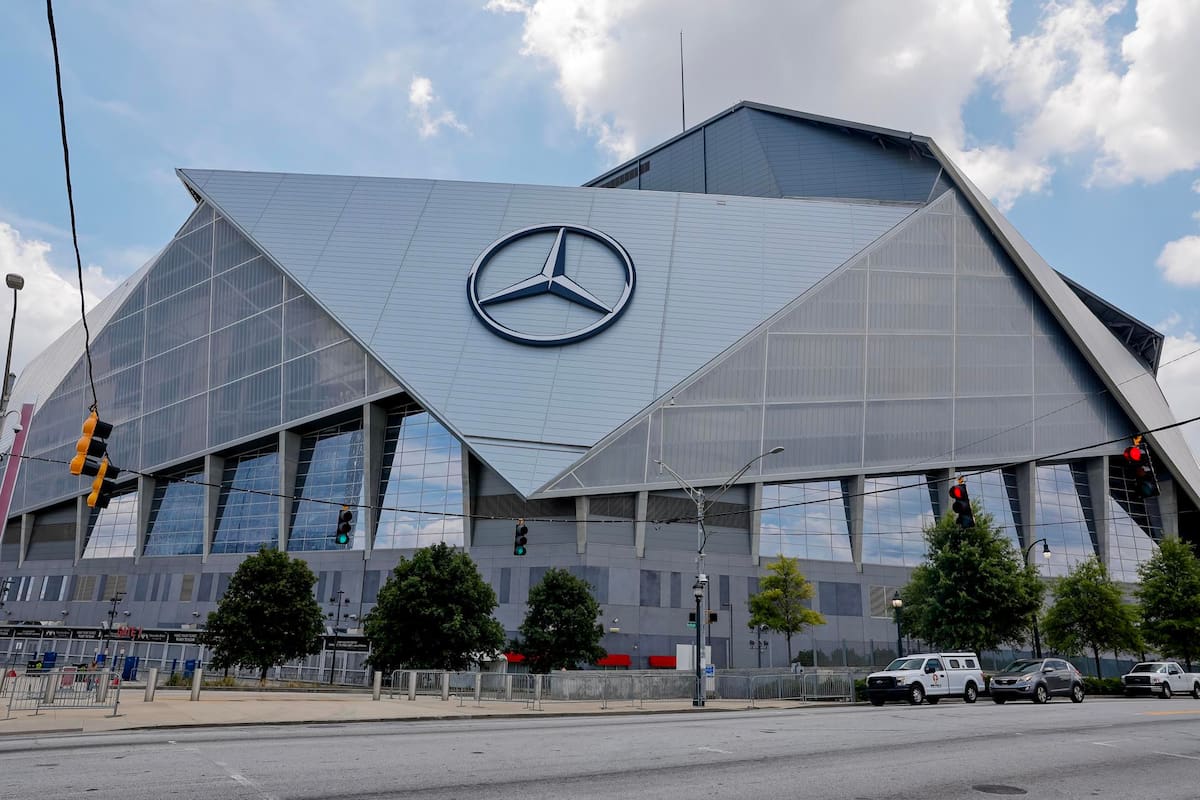 Fotografía de archivo del estadio Mercedes-Benz, en Atlanta (Estados Unidos). | Crédito: EFE/ Erik S. Lesser /ARCHIVO