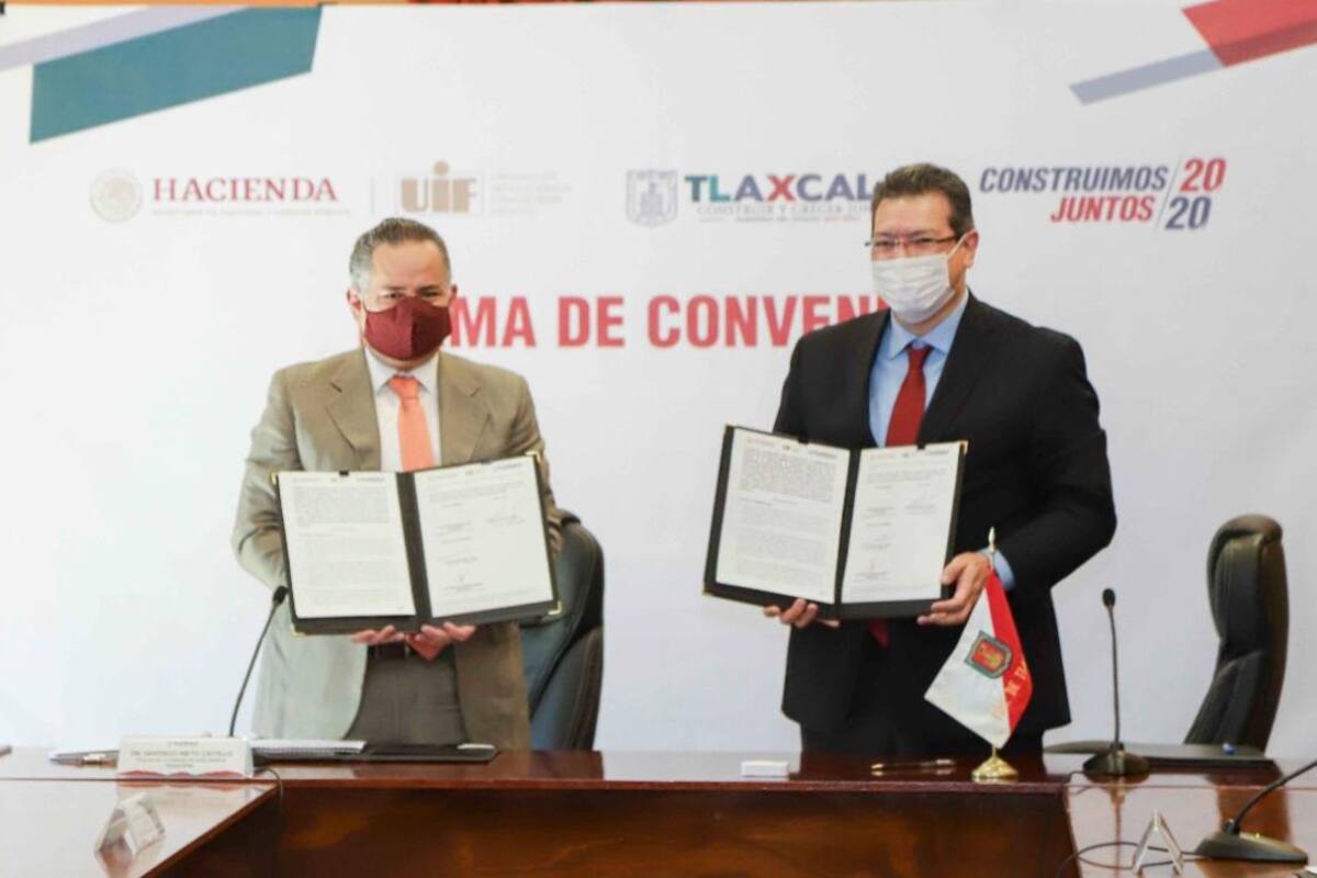 UIF y Gobierno de Tlaxcala crean Unidad de Inteligencia Patrimonial; buscan combatir crimen organizado