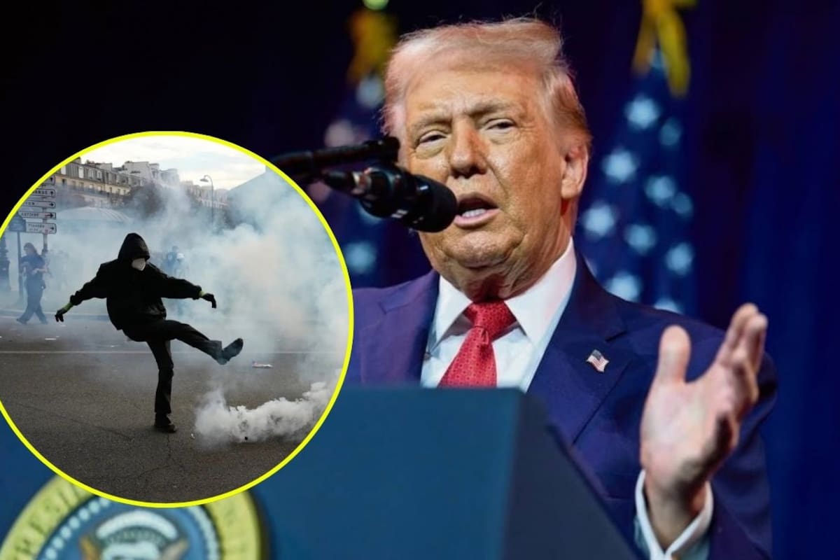 Trump asegura que protestas estudiantiles en Francia son por migración e islam, aunque las demandas se centran en las condiciones escolares