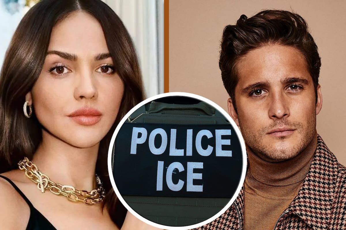 Eiza González y Diego Boneta se suman a protesta contra redadas migratorias en EE.UU.