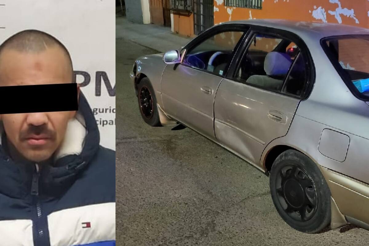 Hombre detenido por manejar vehículo robado