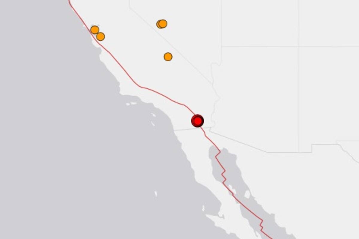 Nuevo sismo de 4.6 grados se siente en Mexicali