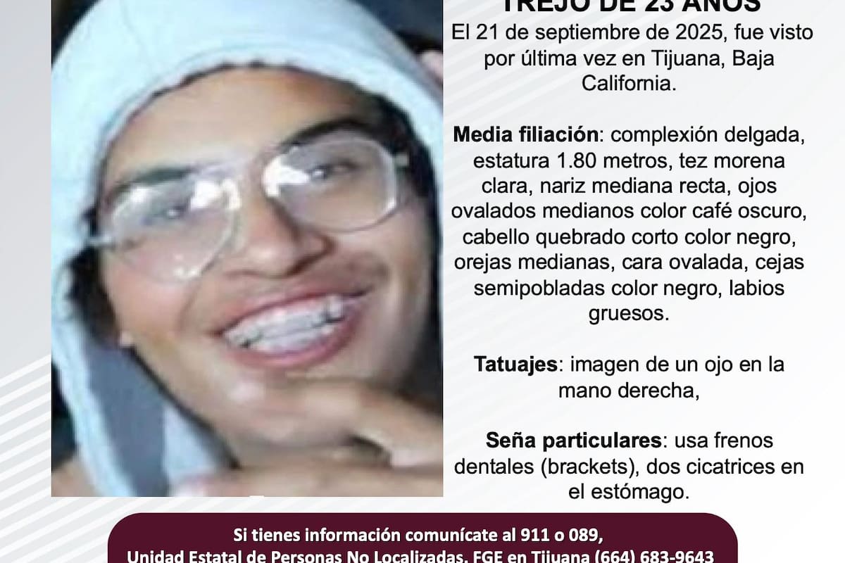 Se busca a Edgar David Ortiz Trejo de 23 años