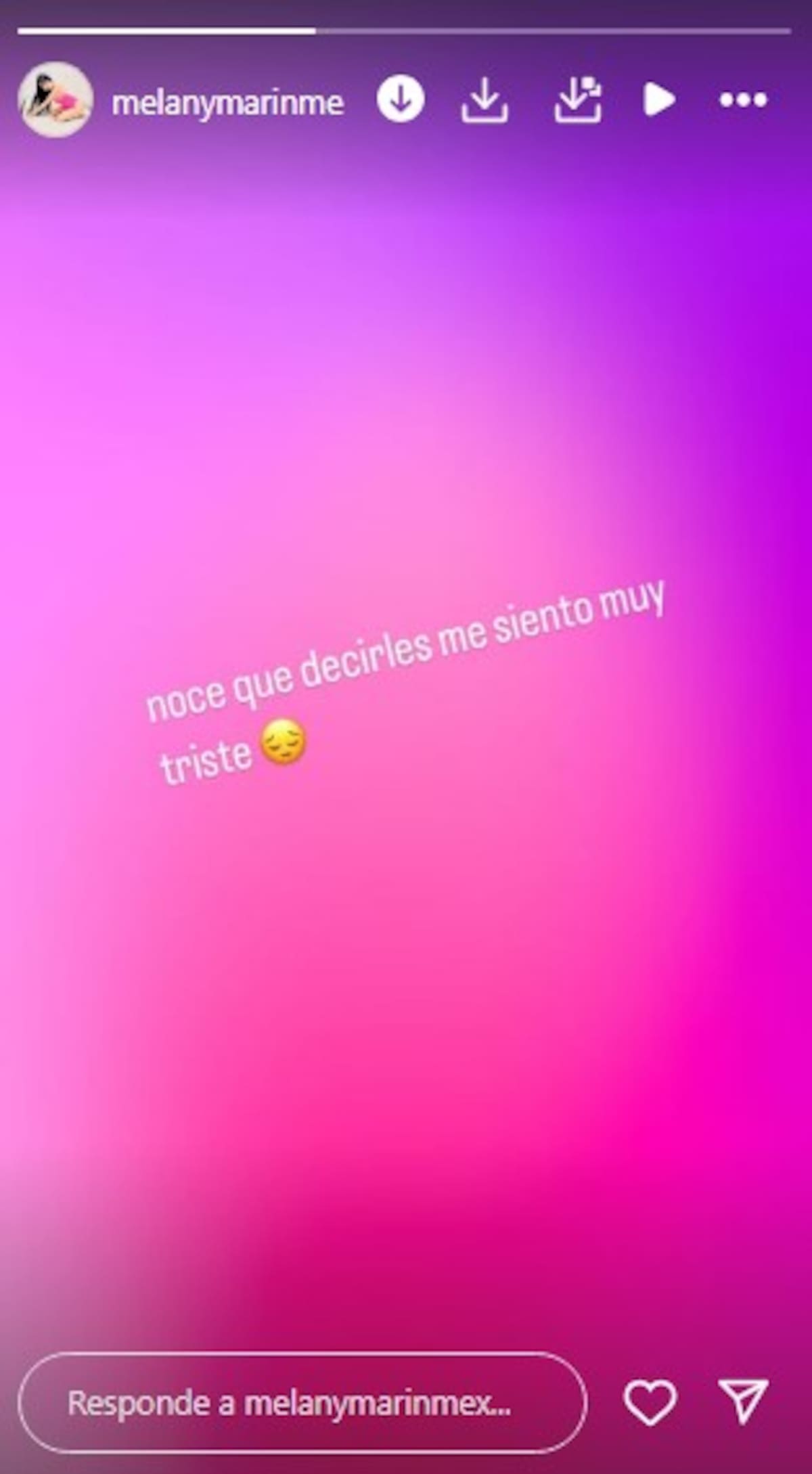 Melany Marín se pronuncia en redes sociales / Instagram @melanymarinmex